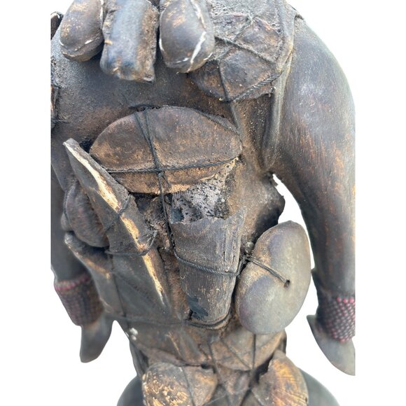 Male Namji doll fetish Fertility figure Wooden African Figurine Statue - Picture 12 of 16